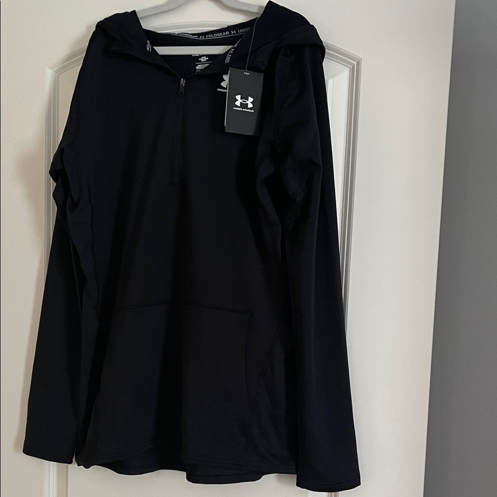 Under Armour Cold Gear Black Half Zip Pullover